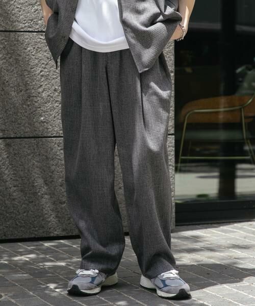 SENSE OF PLACE by URBAN RESEARCH / センスオブプレイス バイ アーバンリサーチ その他パンツ | メランジタックワイドパンツ | 詳細20