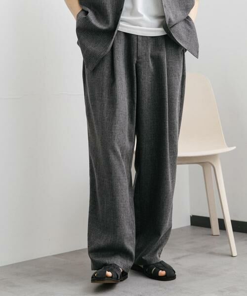 SENSE OF PLACE by URBAN RESEARCH / センスオブプレイス バイ アーバンリサーチ その他パンツ | メランジタックワイドパンツ | 詳細25
