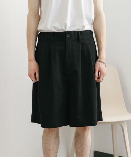 SENSE OF PLACE by URBAN RESEARCH / センスオブプレイス バイ アーバンリサーチ ショート・ハーフ・半端丈パンツ | ワイドバギーショーツ | 詳細5