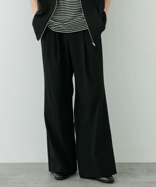 SENSE OF PLACE by URBAN RESEARCH / センスオブプレイス バイ アーバンリサーチ その他パンツ | 2タックフレアワイドスラックス | 詳細1