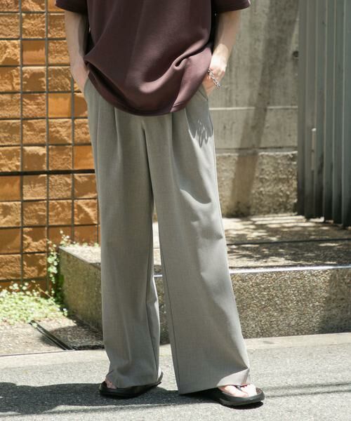 SENSE OF PLACE by URBAN RESEARCH / センスオブプレイス バイ アーバンリサーチ その他パンツ | 2タックフレアワイドスラックス | 詳細15