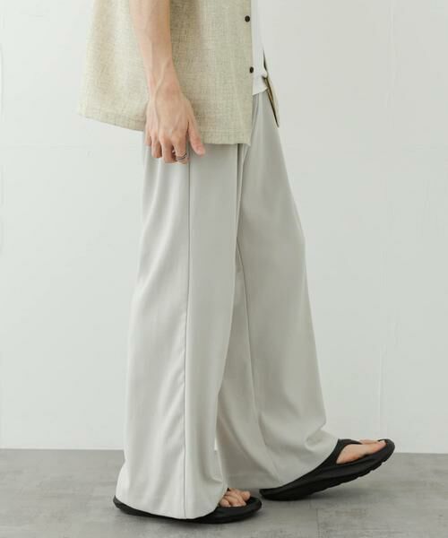 SENSE OF PLACE by URBAN RESEARCH / センスオブプレイス バイ アーバンリサーチ その他パンツ | 2タックフレアワイドスラックス(ライトベージュ)