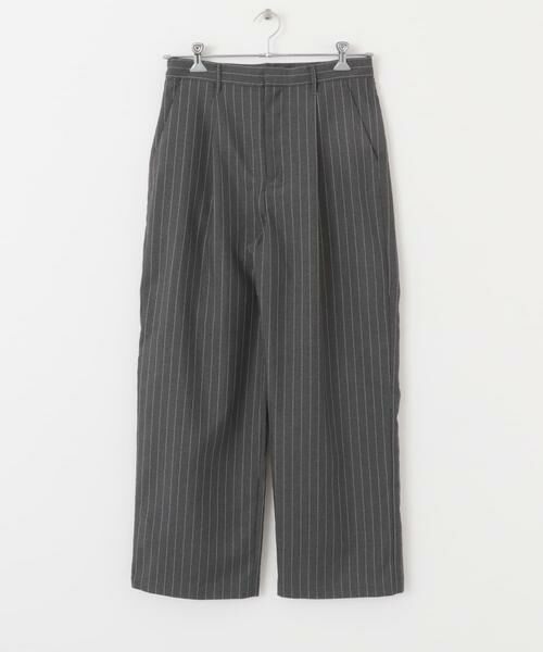 SENSE OF PLACE by URBAN RESEARCH / センスオブプレイス バイ アーバンリサーチ その他パンツ | 『セットアップ対応』『イージーケア/速乾』リネンライクピンストライプワイドスラックス | 詳細11