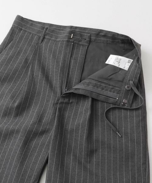 SENSE OF PLACE by URBAN RESEARCH / センスオブプレイス バイ アーバンリサーチ その他パンツ | 『セットアップ対応』『イージーケア/速乾』リネンライクピンストライプワイドスラックス | 詳細12
