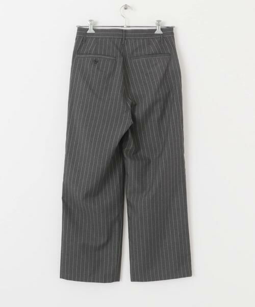 SENSE OF PLACE by URBAN RESEARCH / センスオブプレイス バイ アーバンリサーチ その他パンツ | 『セットアップ対応』『イージーケア/速乾』リネンライクピンストライプワイドスラックス | 詳細14