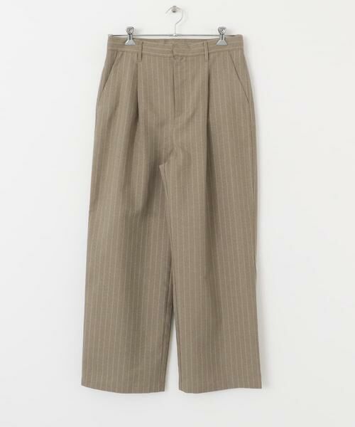 SENSE OF PLACE by URBAN RESEARCH / センスオブプレイス バイ アーバンリサーチ その他パンツ | 『セットアップ対応』『イージーケア/速乾』リネンライクピンストライプワイドスラックス | 詳細24