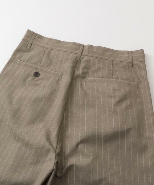 SENSE OF PLACE by URBAN RESEARCH / センスオブプレイス バイ アーバンリサーチ その他パンツ | 『セットアップ対応』『イージーケア/速乾』リネンライクピンストライプワイドスラックス | 詳細25