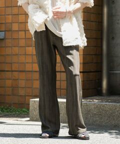 SENSE OF PLACE by URBAN RESEARCH / センスオブプレイス バイ アーバンリサーチ その他パンツ | シャドースラブフレアパンツ