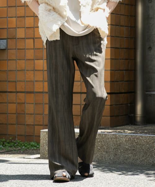 SENSE OF PLACE by URBAN RESEARCH / センスオブプレイス バイ アーバンリサーチ その他パンツ | シャドースラブフレアパンツ | 詳細1