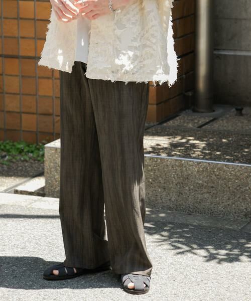 SENSE OF PLACE by URBAN RESEARCH / センスオブプレイス バイ アーバンリサーチ その他パンツ | シャドースラブフレアパンツ | 詳細2