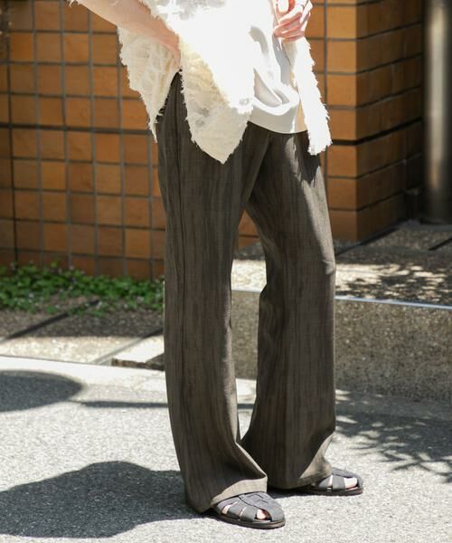 SENSE OF PLACE by URBAN RESEARCH / センスオブプレイス バイ アーバンリサーチ その他パンツ | シャドースラブフレアパンツ | 詳細4
