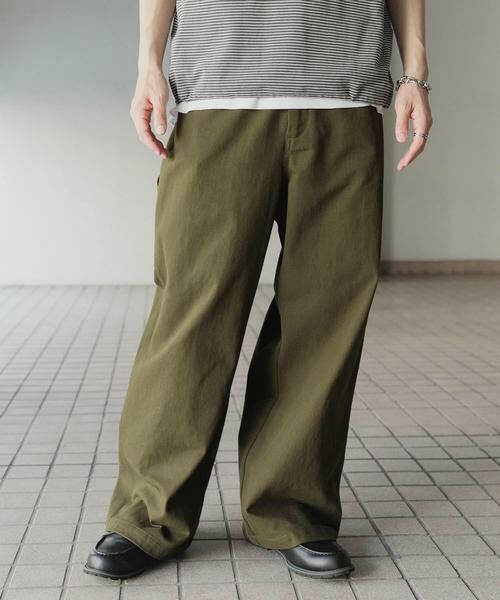SENSE OF PLACE by URBAN RESEARCH / センスオブプレイス バイ アーバンリサーチ その他パンツ | カツラギペインターワイドパンツ | 詳細1