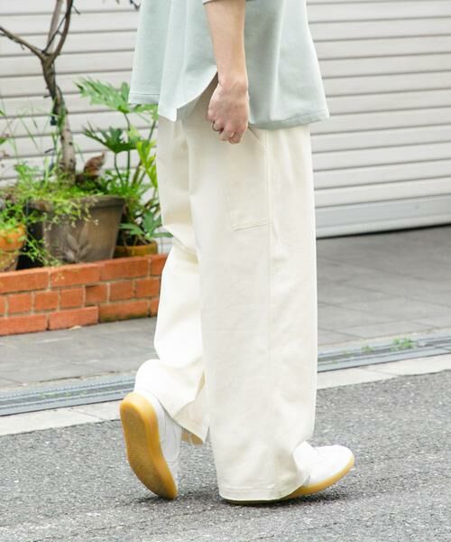 SENSE OF PLACE by URBAN RESEARCH / センスオブプレイス バイ アーバンリサーチ その他パンツ | カツラギペインターワイドパンツ(アイボリー)
