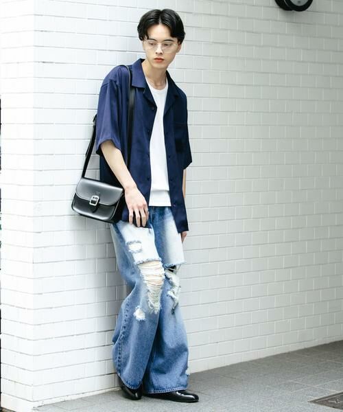 SENSE OF PLACE by URBAN RESEARCH / センスオブプレイス バイ アーバンリサーチ デニムパンツ | 『ユニセックス』ダメージデニムワイドパンツ | 詳細17