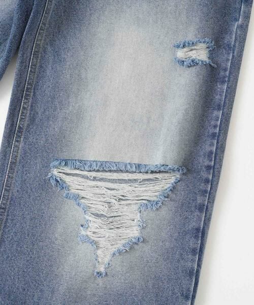 SENSE OF PLACE by URBAN RESEARCH / センスオブプレイス バイ アーバンリサーチ デニムパンツ | 『ユニセックス』ダメージデニムワイドパンツ | 詳細23