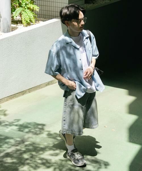 SENSE OF PLACE by URBAN RESEARCH / センスオブプレイス バイ アーバンリサーチ ショート・ハーフ・半端丈パンツ | ダブルニーワイドデニムショーツ | 詳細10