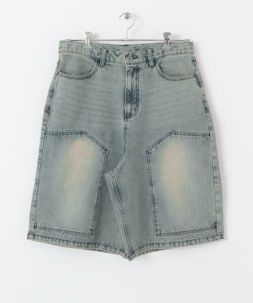 SENSE OF PLACE by URBAN RESEARCH / センスオブプレイス バイ アーバンリサーチ ショート・ハーフ・半端丈パンツ | ダブルニーワイドデニムショーツ | 詳細11
