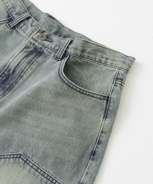 SENSE OF PLACE by URBAN RESEARCH / センスオブプレイス バイ アーバンリサーチ ショート・ハーフ・半端丈パンツ | ダブルニーワイドデニムショーツ | 詳細13