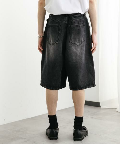 SENSE OF PLACE by URBAN RESEARCH / センスオブプレイス バイ アーバンリサーチ ショート・ハーフ・半端丈パンツ | ダブルニーワイドデニムショーツ | 詳細27