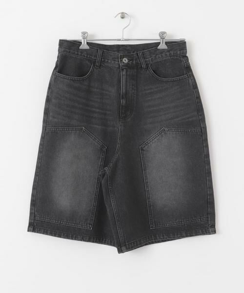 SENSE OF PLACE by URBAN RESEARCH / センスオブプレイス バイ アーバンリサーチ ショート・ハーフ・半端丈パンツ | ダブルニーワイドデニムショーツ | 詳細28