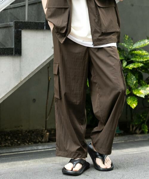 SENSE OF PLACE by URBAN RESEARCH / センスオブプレイス バイ アーバンリサーチ その他パンツ | ユーティリティワイドカーゴパンツ | 詳細12