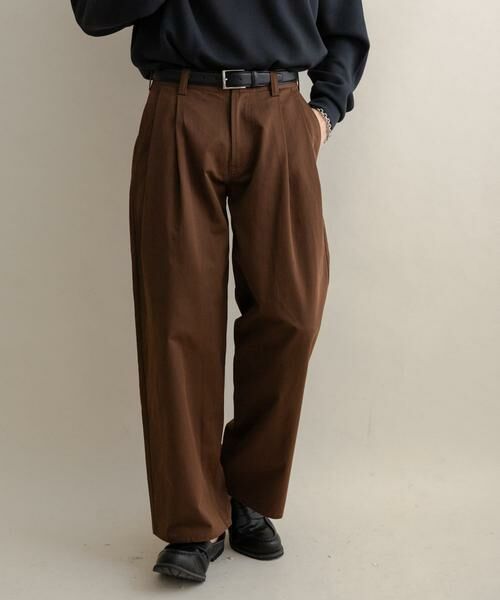 SENSE OF PLACE by URBAN RESEARCH / センスオブプレイス バイ アーバンリサーチ その他パンツ | 2タックワイドチノパンツ | 詳細1