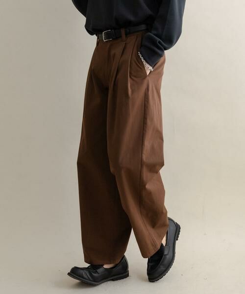 SENSE OF PLACE by URBAN RESEARCH / センスオブプレイス バイ アーバンリサーチ その他パンツ | 2タックワイドチノパンツ | 詳細2