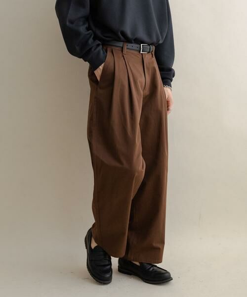 SENSE OF PLACE by URBAN RESEARCH / センスオブプレイス バイ アーバンリサーチ その他パンツ | 2タックワイドチノパンツ | 詳細4