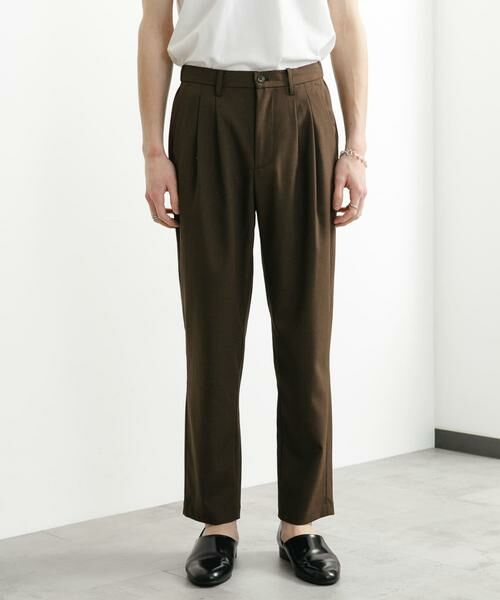 SENSE OF PLACE by URBAN RESEARCH / センスオブプレイス バイ アーバンリサーチ その他パンツ | ダブルタックテーパードパンツ | 詳細8