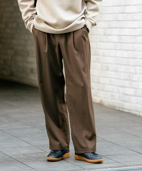 SENSE OF PLACE by URBAN RESEARCH / センスオブプレイス バイ アーバンリサーチ その他パンツ | ダブルタックワイドパンツ | 詳細2