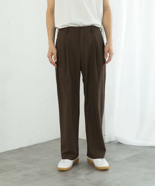 SENSE OF PLACE by URBAN RESEARCH / センスオブプレイス バイ アーバンリサーチ その他パンツ | ダブルタックワイドパンツ | 詳細8