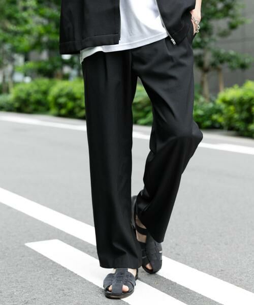 SENSE OF PLACE by URBAN RESEARCH / センスオブプレイス バイ アーバンリサーチ その他パンツ | ダブルタックワイドパンツ | 詳細19