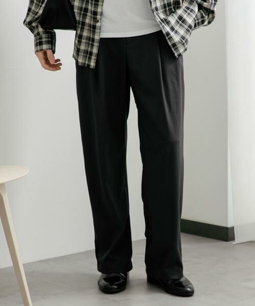 SENSE OF PLACE by URBAN RESEARCH / センスオブプレイス バイ アーバンリサーチ その他パンツ | ダブルタックワイドパンツ | 詳細24
