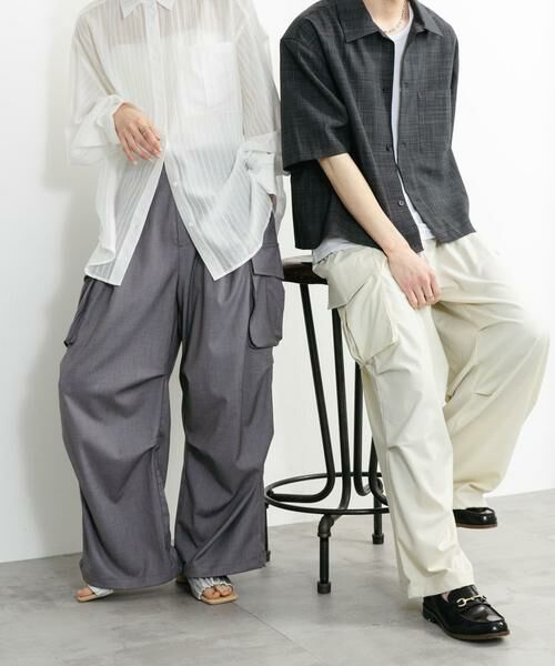 SENSE OF PLACE by URBAN RESEARCH / センスオブプレイス バイ アーバンリサーチ その他パンツ | 『ユニセックス』ワイドカーゴパンツ | 詳細24