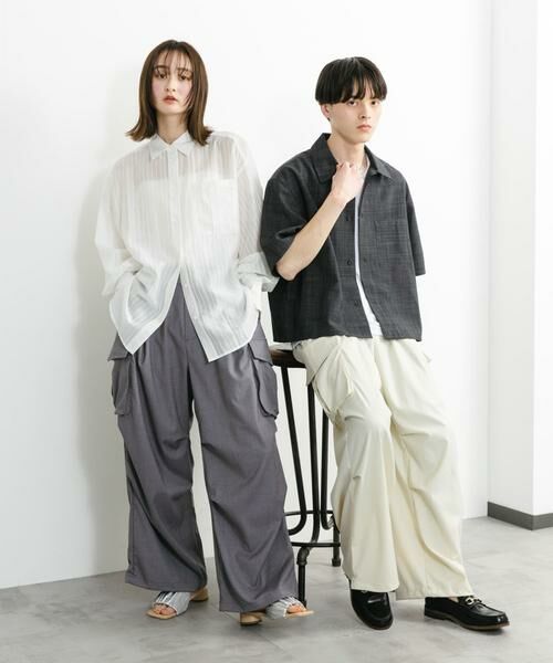 SENSE OF PLACE by URBAN RESEARCH / センスオブプレイス バイ アーバンリサーチ その他パンツ | 『ユニセックス』ワイドカーゴパンツ | 詳細25