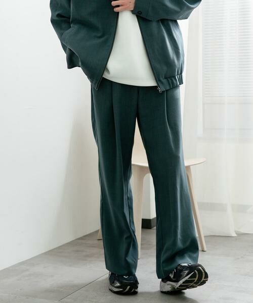 SENSE OF PLACE by URBAN RESEARCH / センスオブプレイス バイ アーバンリサーチ その他パンツ | 『UR TECH DRYLUXE』 リネンライクワイドパンツ | 詳細2