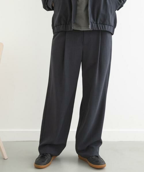 SENSE OF PLACE by URBAN RESEARCH / センスオブプレイス バイ アーバンリサーチ その他パンツ | 『UR TECH DRYLUXE』 リネンライクワイドパンツ | 詳細18