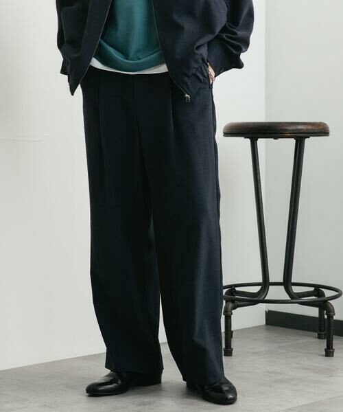 SENSE OF PLACE by URBAN RESEARCH / センスオブプレイス バイ アーバンリサーチ その他パンツ | 『UR TECH DRYLUXE』 リネンライクワイドパンツ | 詳細10