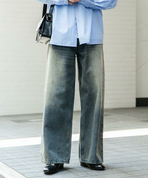 SENSE OF PLACE by URBAN RESEARCH / センスオブプレイス バイ アーバンリサーチ デニムパンツ | 『ユニセックス』ヴィンテージライクデニムワイドパンツ | 詳細11