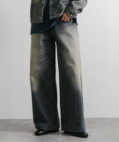 SENSE OF PLACE by URBAN RESEARCH / センスオブプレイス バイ アーバンリサーチ デニムパンツ | 『ユニセックス』ヴィンテージライクデニムワイドパンツ | 詳細19