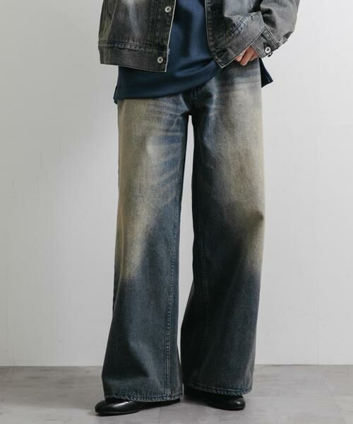 SENSE OF PLACE by URBAN RESEARCH / センスオブプレイス バイ アーバンリサーチ デニムパンツ | 『ユニセックス』ヴィンテージライクデニムワイドパンツ | 詳細20