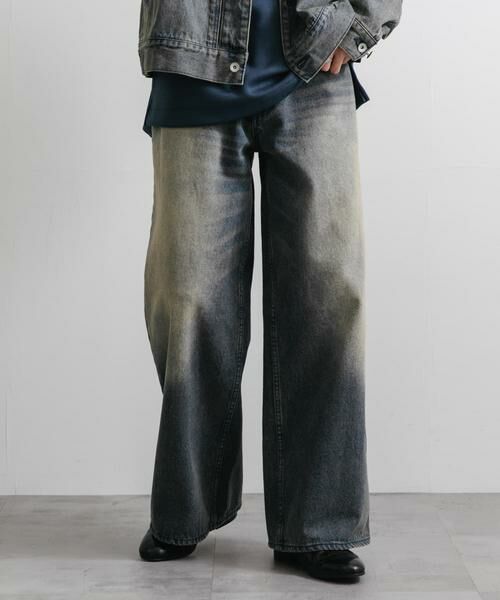 SENSE OF PLACE by URBAN RESEARCH / センスオブプレイス バイ アーバンリサーチ デニムパンツ | 『ユニセックス』ヴィンテージライクデニムワイドパンツ | 詳細21