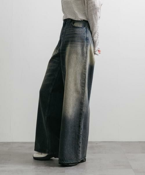 SENSE OF PLACE by URBAN RESEARCH / センスオブプレイス バイ アーバンリサーチ デニムパンツ | 『ユニセックス』ヴィンテージライクデニムワイドパンツ | 詳細26