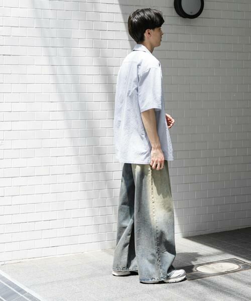 SENSE OF PLACE by URBAN RESEARCH / センスオブプレイス バイ アーバンリサーチ デニムパンツ | 『ユニセックス』ヴィンテージライクデニムワイドパンツ | 詳細9