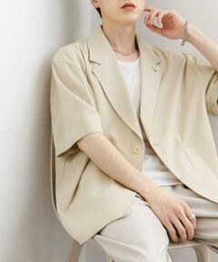 SENSE OF PLACE by URBAN RESEARCH / センスオブプレイス バイ アーバンリサーチ その他アウター | リネンライクテーラードショートスリーブジャケット