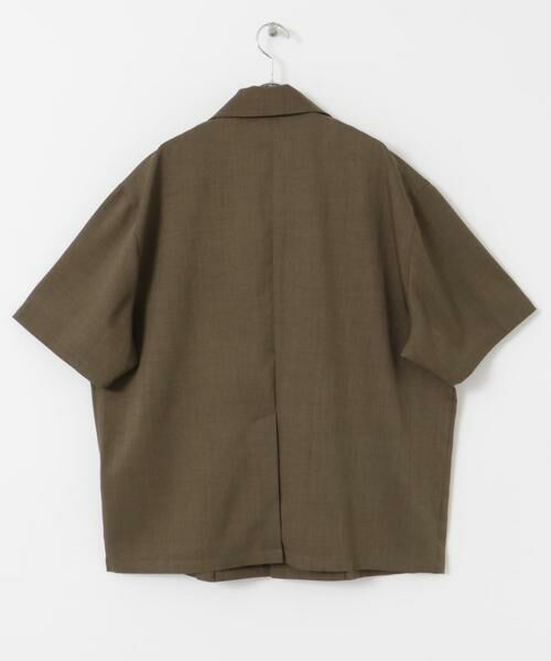 SENSE OF PLACE by URBAN RESEARCH / センスオブプレイス バイ アーバンリサーチ その他アウター | リネンライクテーラードショートスリーブジャケット | 詳細13