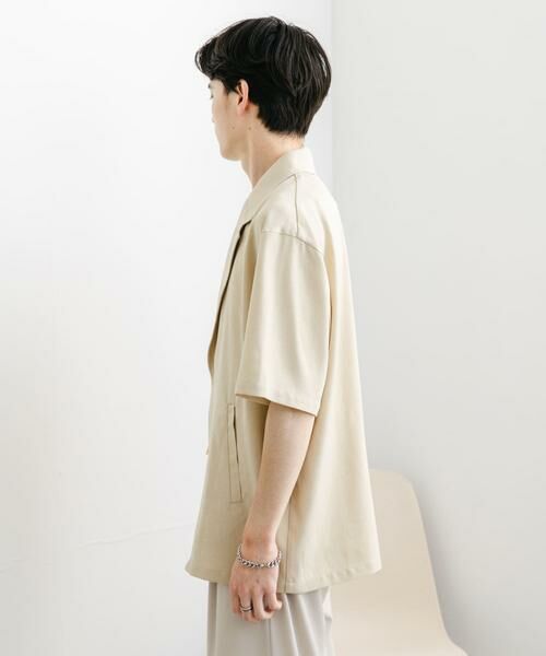 SENSE OF PLACE by URBAN RESEARCH / センスオブプレイス バイ アーバンリサーチ その他アウター | リネンライクテーラードショートスリーブジャケット | 詳細26
