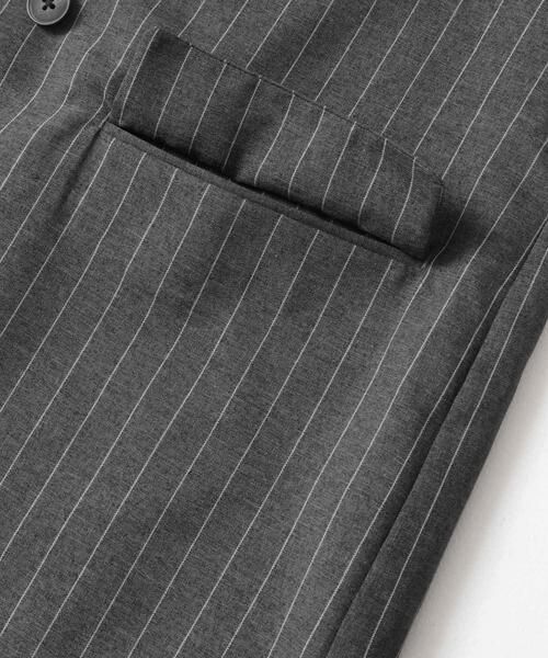 SENSE OF PLACE by URBAN RESEARCH / センスオブプレイス バイ アーバンリサーチ その他アウター | 『セットアップ対応』『イージーケア/速乾』リネンライクピンストライプルーズジャケット | 詳細15