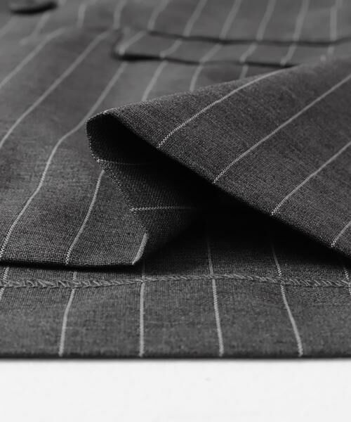 SENSE OF PLACE by URBAN RESEARCH / センスオブプレイス バイ アーバンリサーチ その他アウター | 『セットアップ対応』『イージーケア/速乾』リネンライクピンストライプルーズジャケット | 詳細17