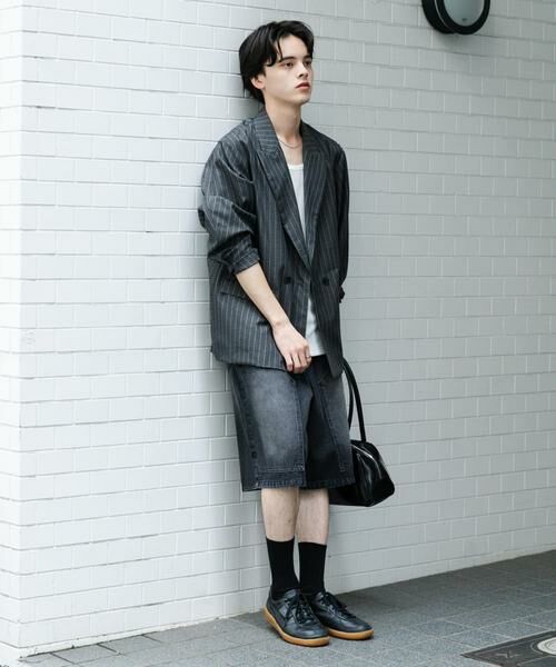 SENSE OF PLACE by URBAN RESEARCH / センスオブプレイス バイ アーバンリサーチ その他アウター | 『セットアップ対応』『イージーケア/速乾』リネンライクピンストライプルーズジャケット | 詳細8